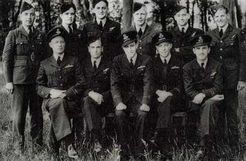 he author and his crew at RAF Pembroke Dock during World War II.