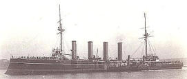 HMS Drake, 1901.