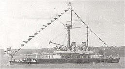 HMS Thunderer, launched 1872, later Pembroke Dockyard's guardship